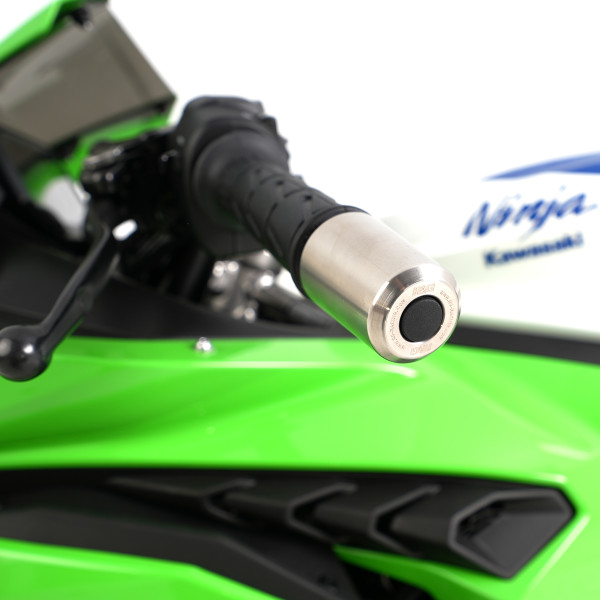 R&G R&G Stainless Steel Bar Ends for Kawasaki Z900RS '18-, Z900 '17-, ZX636 '19-, Z H2 '20-. & ZX-25R '20-